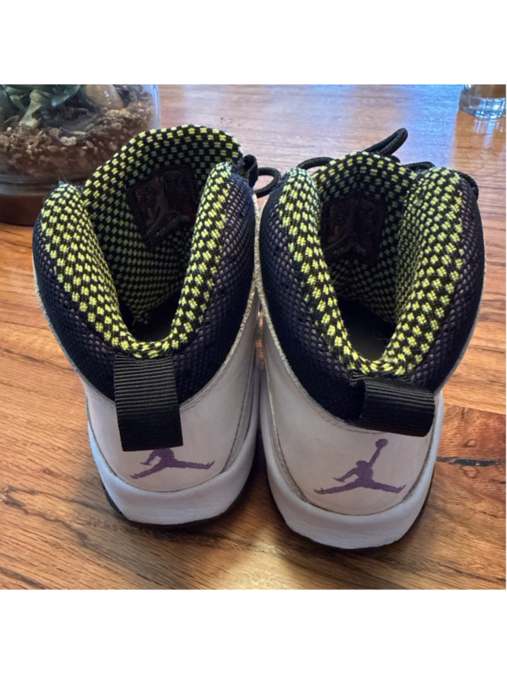Nike Air Jordan 10 Retro "Violet Pop". Size: 4.5Y. EUC. No Box - Picture 4 of 8